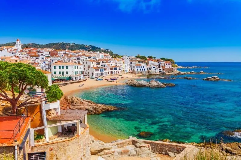 A cove on the Costa Brava