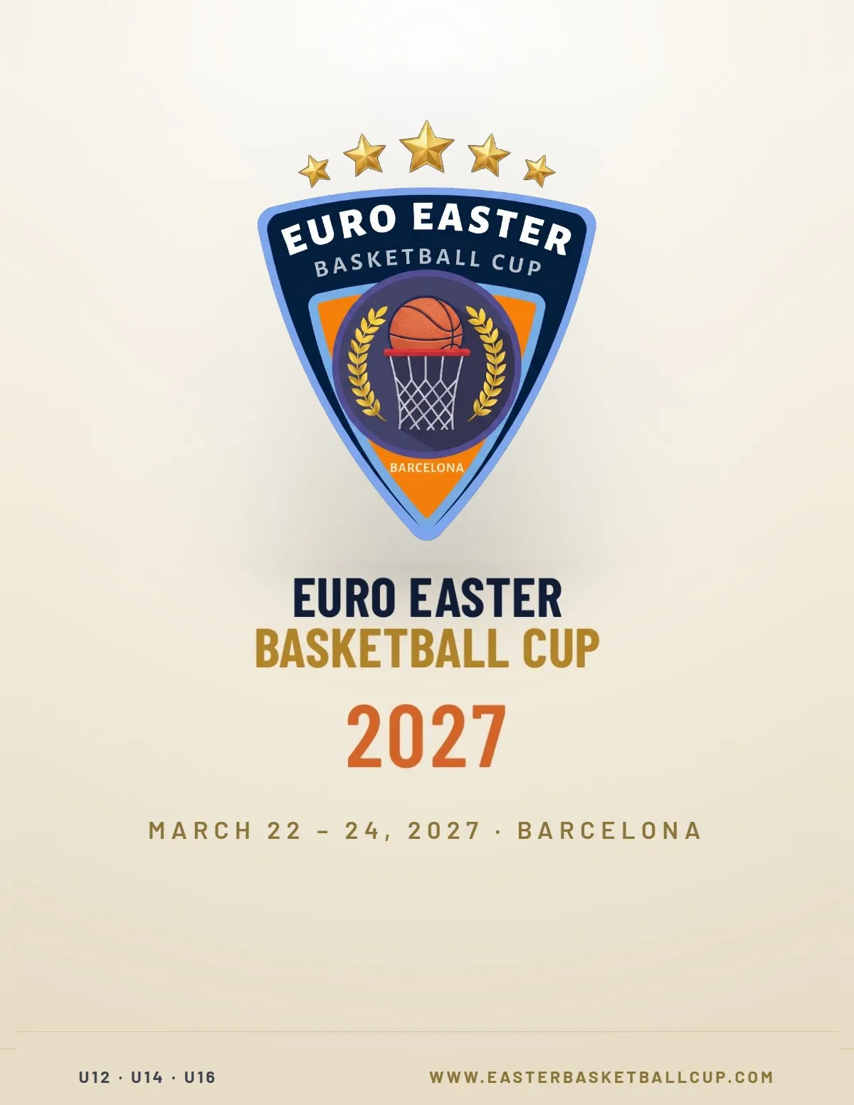 Cover of the Euro Easter Basketball Cup 2027 — official catalogue